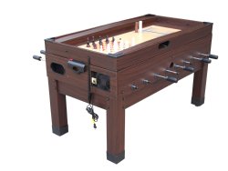13 in 1 Combination Game Table in Espresso<BR>FREE SHIPPING - ON SALE