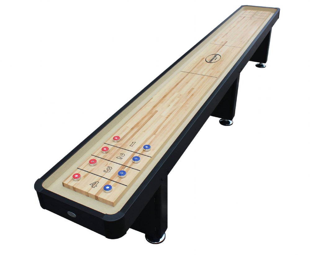 Berner Billiards 9 or 12 Foot Shuffleboard Table The Standard in Solid