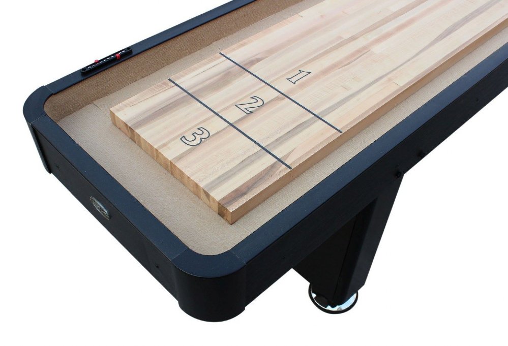 Berner Billiards 9 or 12 Foot Shuffleboard Table The Standard in Solid