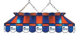 New England Patriots 40" Rectangular Stained Glass Shade