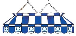 Indianapolis Colts 40" Rectangular Stained Glass Shade