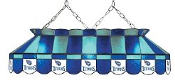 Tennessee Titans 40" Rectangular Stained Glass Shade