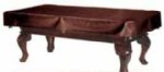 8 foot Naugahyde Pool Table Cover - Brown