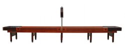ALL NEW "The Pro" Shuffleboard Table in Cognac - available in 12, 14, 16, 18, 20 or 22 foot by Berner Billiards ~ FREE SHIPPING - ON SALE