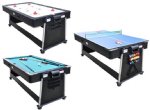 3 in 1 Rotating Multi Game Table - Pool, Air Hockey & Ping Pong <br>FREE SHIPPING<BR>SALE 5% OFF