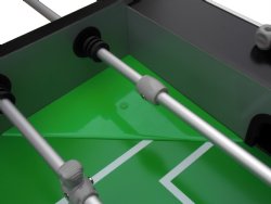 "The Florida" Black Weatherproof / Outdoor Foosball Table by Berner Billiards<br>FREE SHIPPING - ON SALE