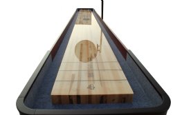 ALL NEW "The Pro" Shuffleboard Table in Cognac - available in 12, 14, 16, 18, 20 or 22 foot by Berner Billiards ~ FREE SHIPPING - ON SALE
