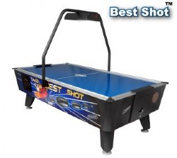 8 foot Best Shot Air Hockey with Overhead Light & Scoring (Coin-Op) by Valley-Dynamo<BR>FREE SHIPPING