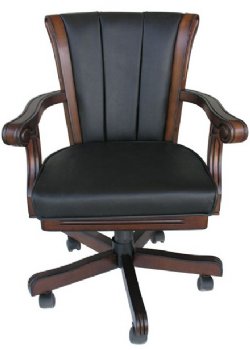 Chairs for 54" Octagon 3 in 1 Table - Dark Walnut