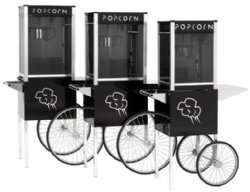 4 oz Contempo Pop Popcorn Machine w/Small Cart by Paragon