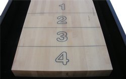 The Majestic Shuffleboard Table in Walnut - available in 9, 12, 14, 16, 18, 20 or 22 foot by Berner Billiards <BR>FREE SHIPPING - ON SALE 5% OFF