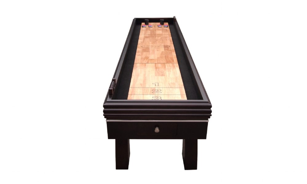 Berner Billiards 9 or 12 Foot Shuffleboard Table The Elegance Shuffle