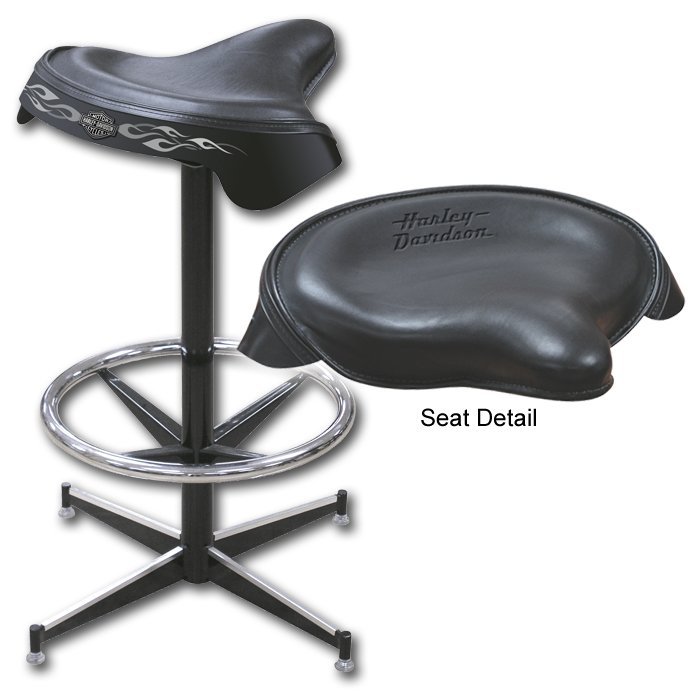 Harley Davidson H D Solo Saddle Pub Stool Hdl 12113 H D Solo Saddle Bar Stool Harley Davidson