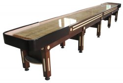 The Majestic Shuffleboard Table in Walnut - available in 9, 12, 14, 16, 18, 20 or 22 foot by Berner Billiards <BR>FREE SHIPPING - ON SALE 5% OFF