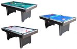 3 in 1 Multi Game Table - Pool, Hockey & Ping Pong by Berner Billiards <br>FREE SHIPPING