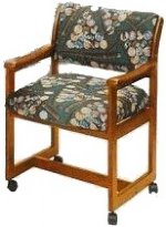 Basic Oak Chairs w/Pool Ball Motif (Imperial)