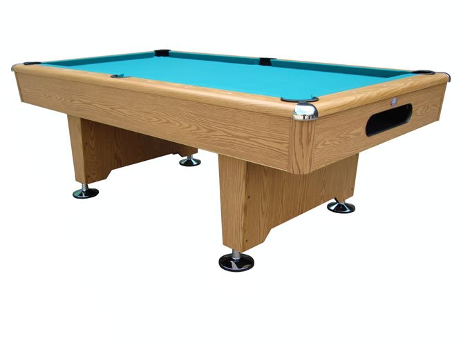 Berner Billiards 8 Foot Oak Shadow Pool Table Slate Oak Shadow Pool Table 8 Foot Br Free On