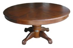 60" Round Poker Table + 4 Chairs in Dark Walnut by Berner Billiards