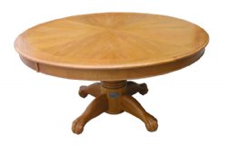 60" Round Poker Table in Oak by Berner Billiards