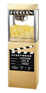 4 oz Hollywood Premiere Popcorn Machine with Pedestal Base by Benchmark USA