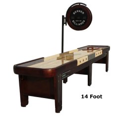ALL NEW "The Retro" Shuffleboard Table - available in 12, 14, 16, 18, 20 or 22 foot by Berner Billiards ~ FREE SHIPPING - ON SALE