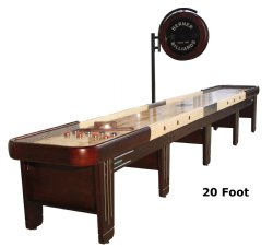 ALL NEW "The Retro" Shuffleboard Table - available in 12, 14, 16, 18, 20 or 22 foot by Berner Billiards ~ FREE SHIPPING - ON SALE