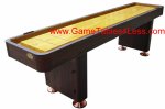 "The Standard" 12 Foot Shuffleboard Table by Berner Billiards ~ Espresso