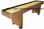 "The Standard" 9 Foot Shuffleboard Table by Berner Billiards ~ Oak