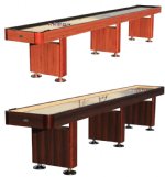 NEW UPGRADED "The Standard" 14 Foot Shuffleboard Table by Berner Billiards in Cherry or Espresso - FREE SHIPPING