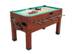 13 in 1 Combination Game Table in Cherry <BR>FREE SHIPPING - ON SALE