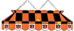 Cincinnati Bengals 40" Rectangular Stained Glass Shade