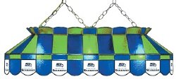 Seattle Seahawks 40" Rectangular Stained Glass Shade