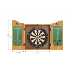 Houston Texans Dartboard, Darts & Cabinet Set