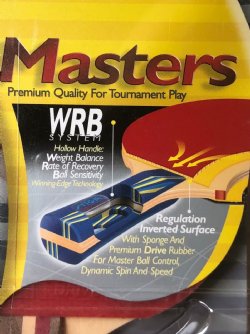 STIGA MASTERS RACKET for TABLE TENNIS / PING PONG PADDLE / USATT