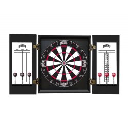 Ohio State Buckeyes Fan's Choice Dartboard, Dart & Cabinet Set in Black<BR>FREE SHIPPING