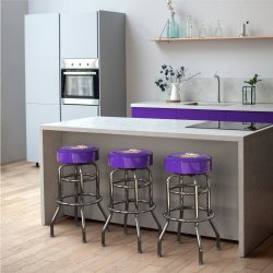 Minnesota Vikings Chrome Pub Bar Stool<BR>FREE SHIPPING