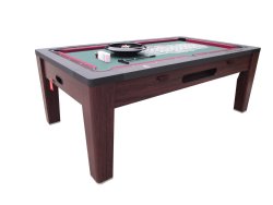 6 in 1 Multi Game Table in Walnut by Berner Billiards <br>FREE SHIPPING