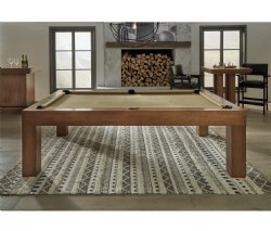 8 foot Alta Pool Table in Brushed Walnut by American Heritage Billiards<br>FREE SHIPPING - JULY 4th SALE