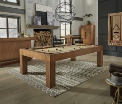 8 foot Alta Pool Table in Brushed Walnut by American Heritage Billiards<br>FREE SHIPPING - JULY 4th SALE