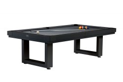 8 foot Lanai Pool Table in Obsidian Black by American Heritage Billiards<br>FREE SHIPPING - JULY 4th SALE