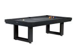 8 foot Lanai Pool Table in Obsidian Black by American Heritage Billiards<br>FREE SHIPPING - JULY 4th SALE