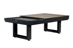 8 foot Lanai Pool Table in Obsidian Black by American Heritage Billiards<br>FREE SHIPPING - JULY 4th SALE