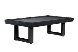 8 foot Lanai Pool Table in Obsidian Black by American Heritage Billiards<br>FREE SHIPPING - JULY 4th SALE