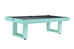8 foot Lanai Pool Table in Seafoam Teal by American Heritage Billiards<br>FREE SHIPPING - JULY 4th SALE