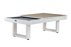 8 foot Lanai Pool Table in Pearl White by American Heritage Billiards<br>FREE SHIPPING - JULY 4th SALE