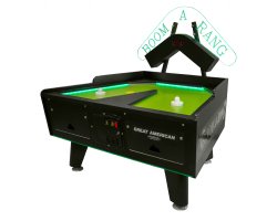 Boom-A-Rang Air Hockey Table w/Electronic Scoring with Optional Coin-Op by Great American <br>FREE SHIPPING