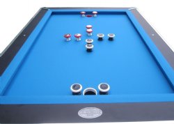 "The Brickell" Pro Slate Bumper Pool Table in Black by Berner Billiards<br>FREE SHIPPING