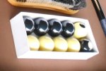 Full Set of Replacement Bumper Pool Balls in Black & White<br>FREE SHIPPING