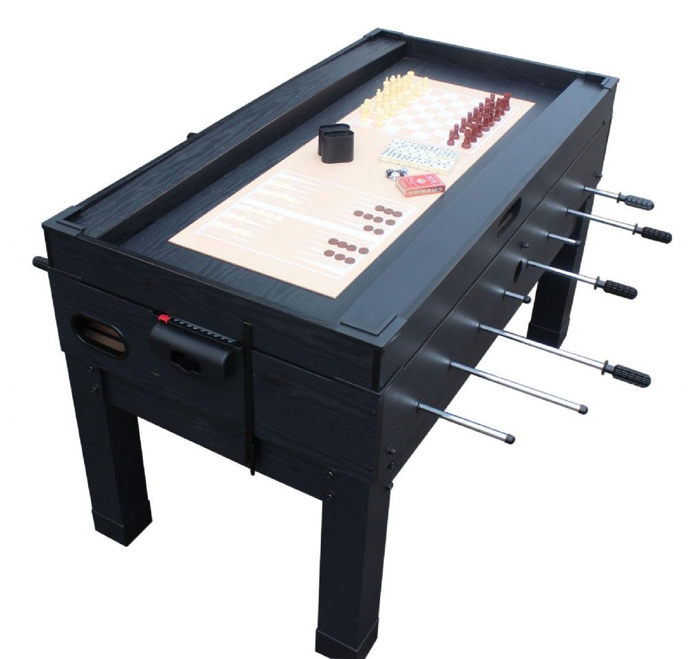 Berner 6N1 Multi Game Table - Black