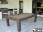 The Cosmopolitan Contemporary Indoor / Outdoor All Weather Pool Table by Gameroom Concepts